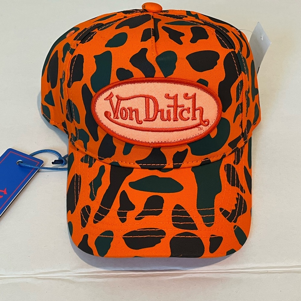 Von Dutch hat cheetah camouflage NWT